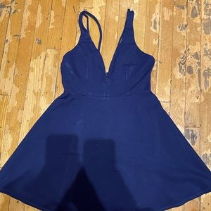 Lulus navy blue cocktail dress
